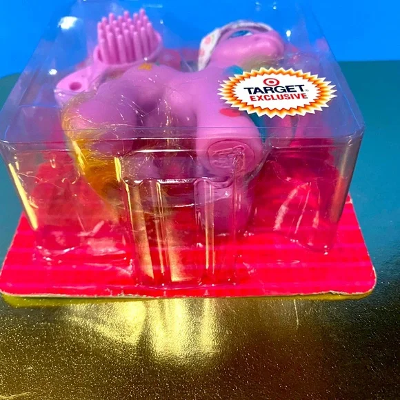 MY LITTLE PONY G3 NWT VTG 2005 BABY PONY HULA LULA TARGET EXCLUSIVE, BRUSH & HAT - Picture 12 of 13